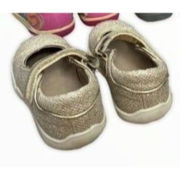 Harper Canyon gold sparkle velcro Mary Jane, 6.5 - Picture 3 of 6